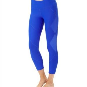 90 Degree By Reflex Royal Blue Sculpting Leggings